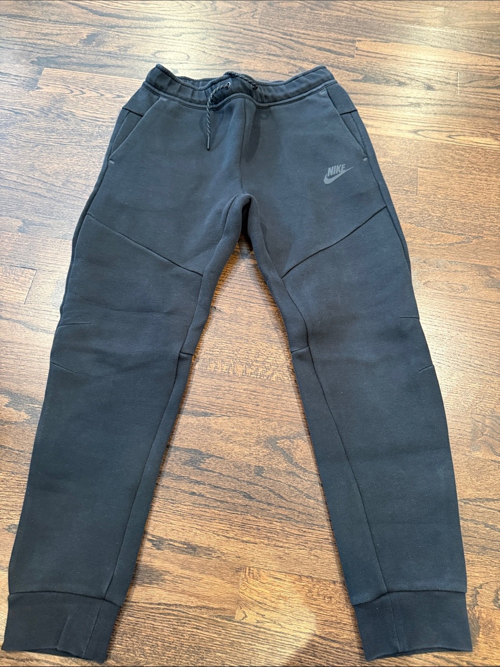 Nike Black Kids Fleece Joggers with Logo